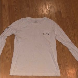 Vineyard Vines white long sleeve t shirt